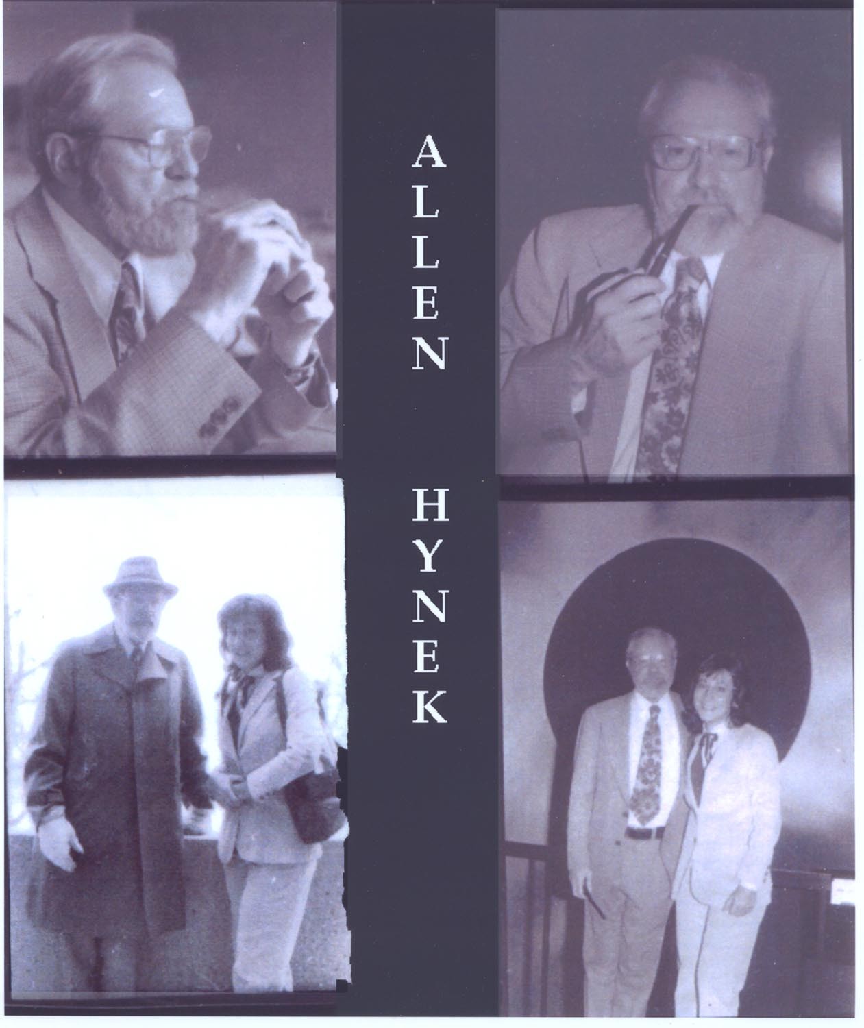 Paola Harris avec J. Allen Hynek