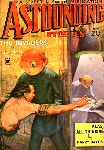 Couverture de Astounding Stories n° 4, vol. 5 de juin