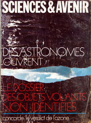 Science & Avenir n° 307 du 1er, titrant : Des astronomes ouvrent le dossier des objets volants non    identifiés