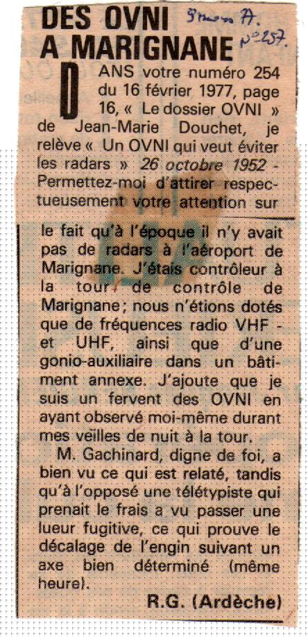 Courrier d'un lecteur à Nostra