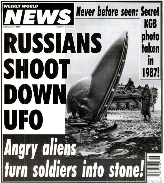 La Une du Weekly World News