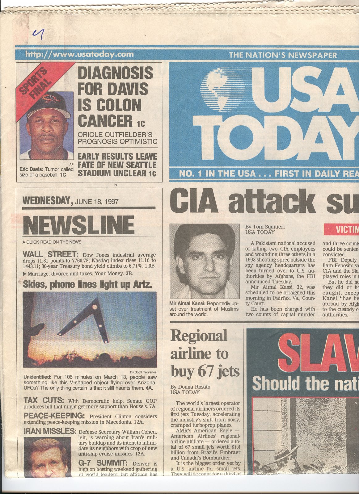 La Une de USA Today