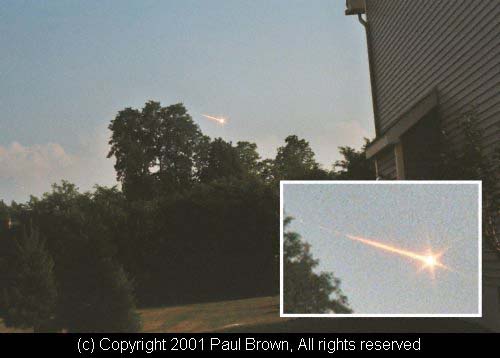 Le météore filmé le 23 juillet